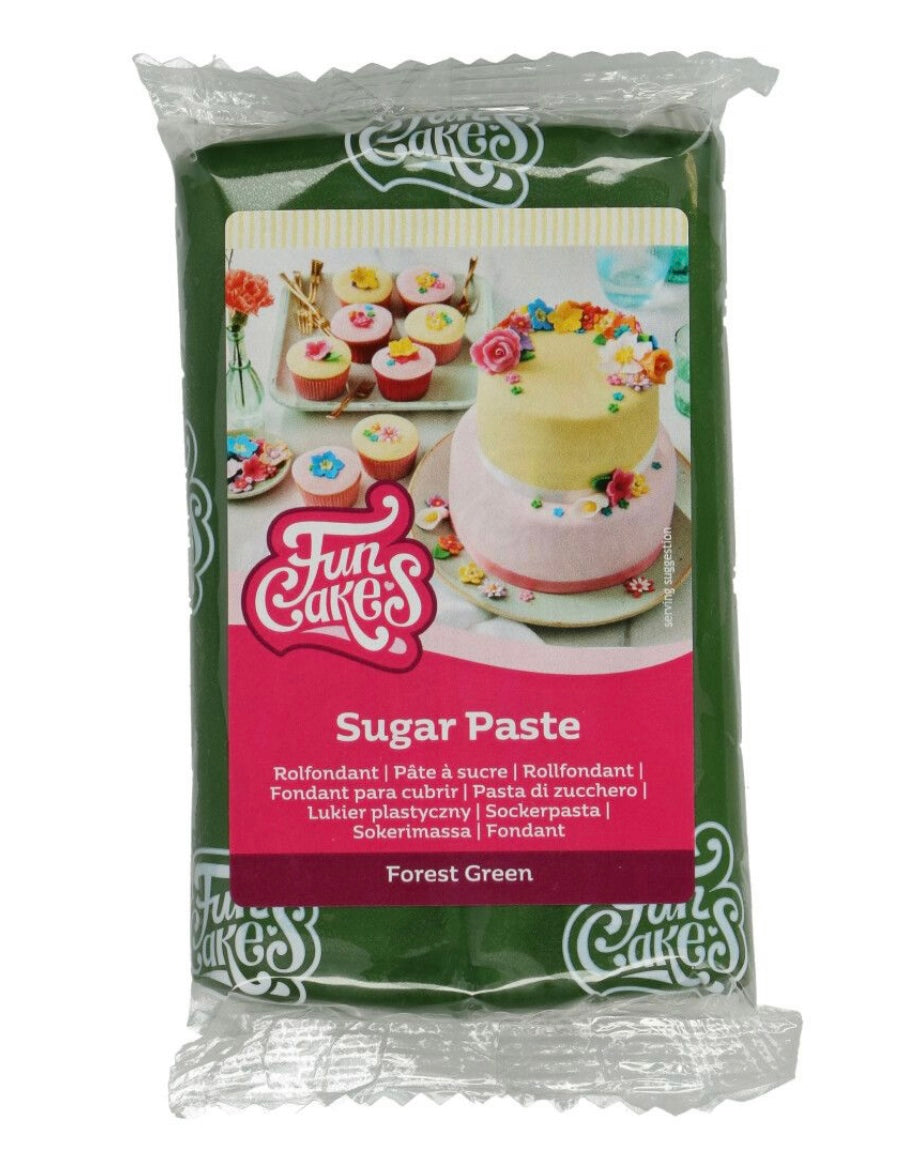 Funcakes Fondant Forest Green 250 g