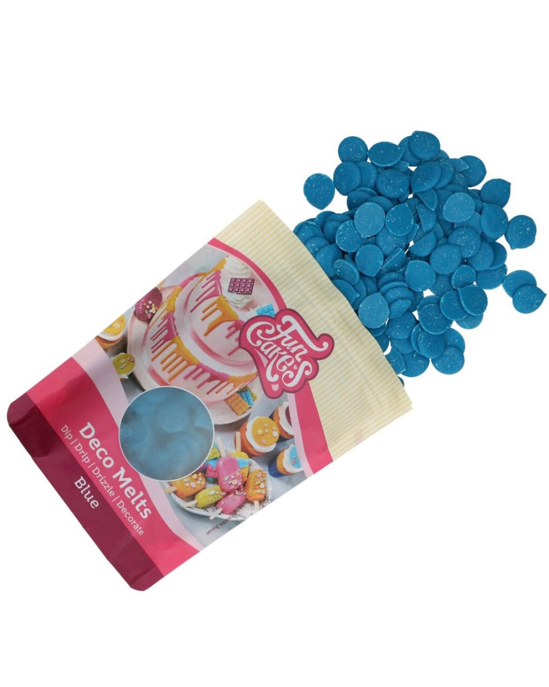 Funcakes Deco Melts blau 250 g