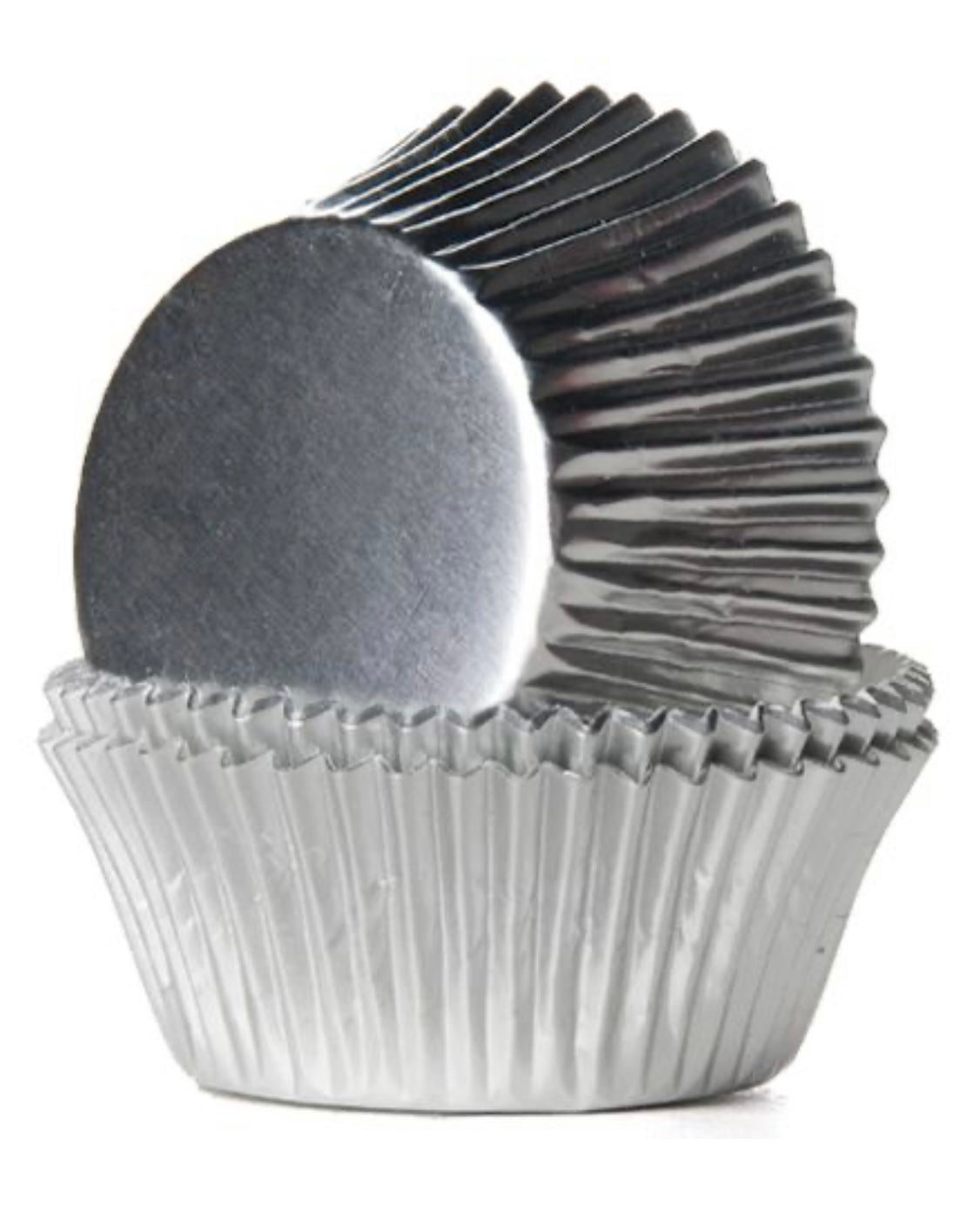 Cupcake Förmchen metallic silber