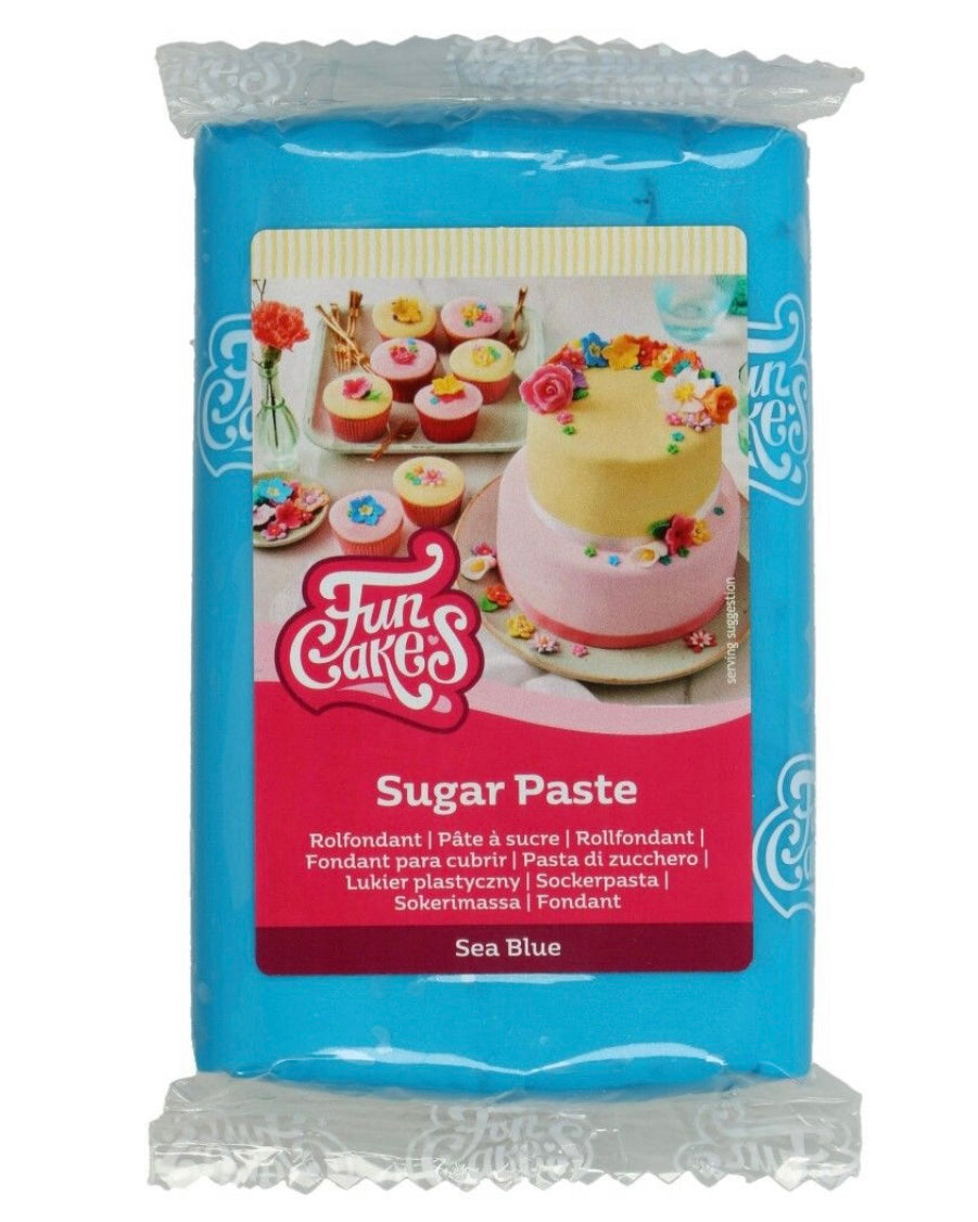 Funcakes Fondant Sea Blue 250 g