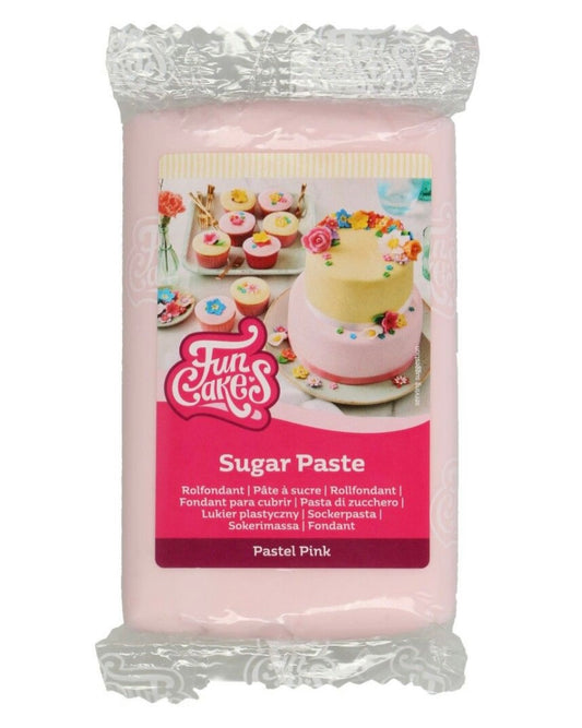 Funcakes Fondant Pastel Pink 250 g