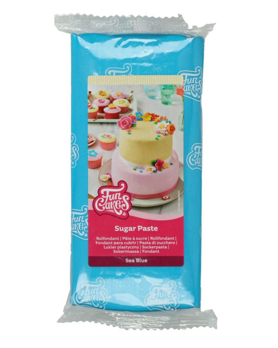 Funcakes Fondant Sea Blue 1 kg