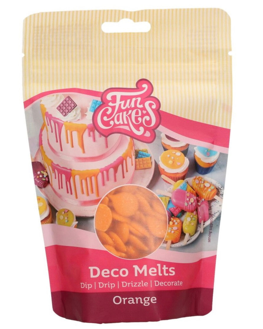 Funcakes Deco Melts orange 250 g