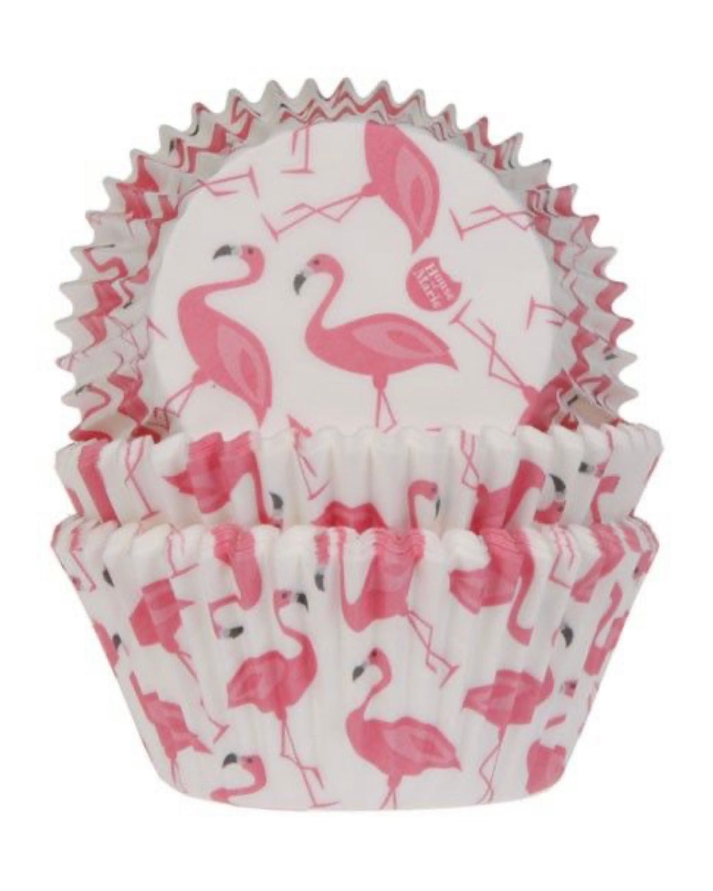 Cupcake Papierbackförmchen Flamingo 50 Stk