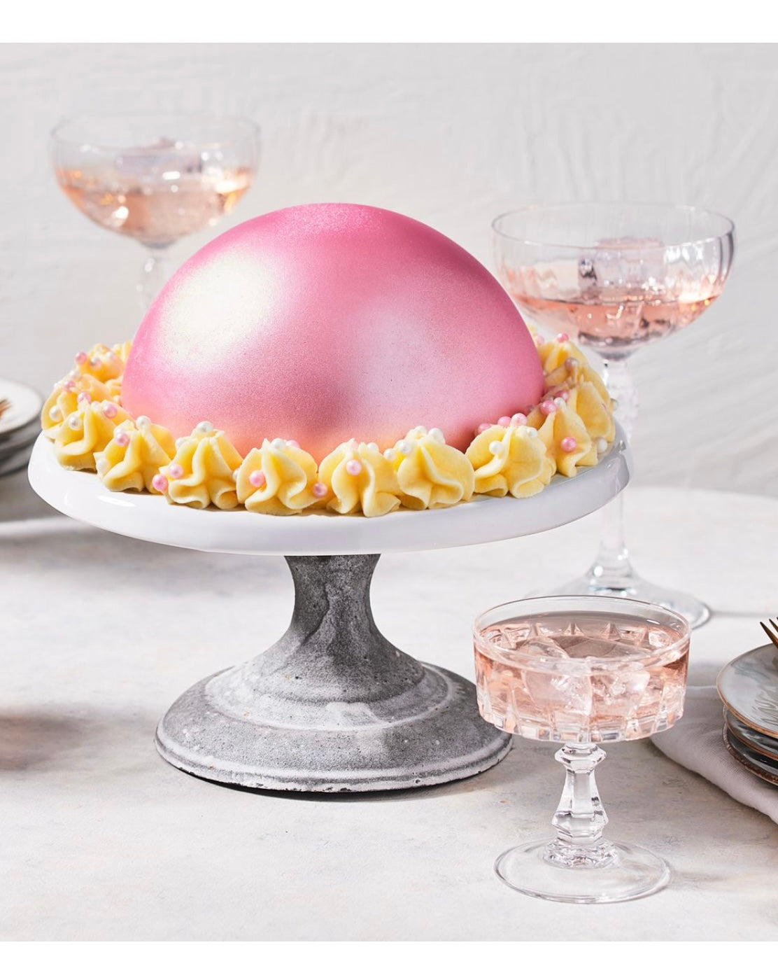 Funcakes metallic Spray babyrosa