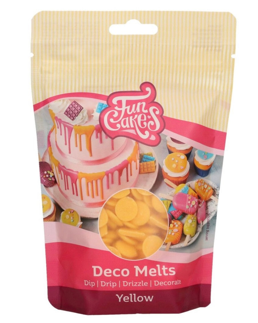 Funcakes Deco Melts gelb 250 g