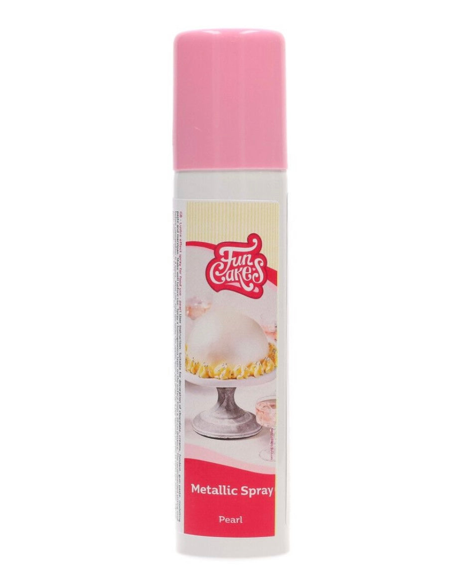 Funcakes metallic Spray pearl