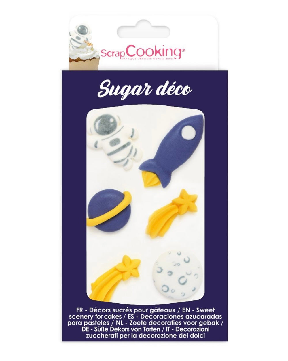 Scrapcooking Space Weltall 6 Stk