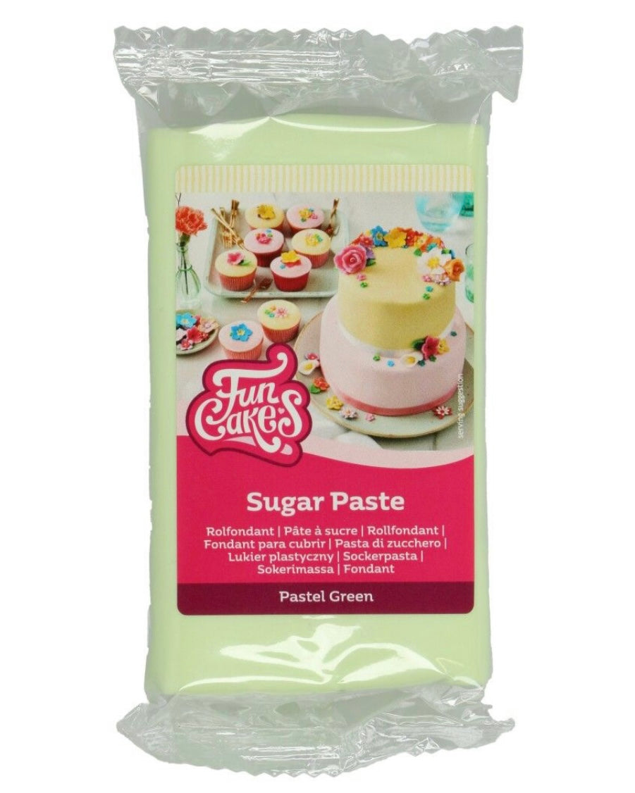 Funcakes Fondant Pastel Green 250 g