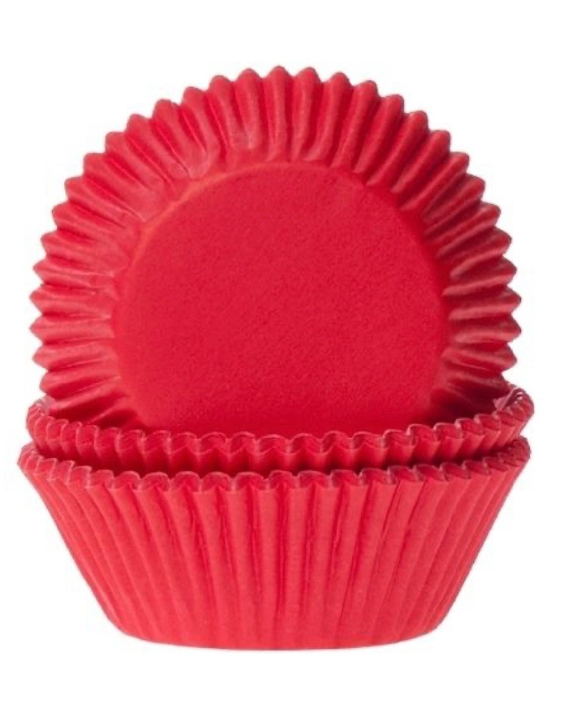Cupcake Papierbackförmchen rot 50 Stk