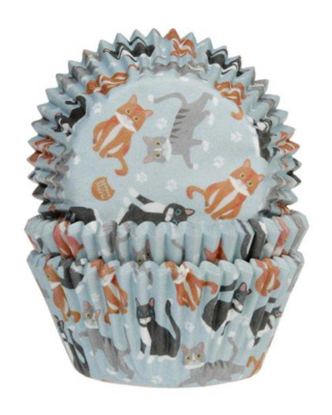 Cupcake Papierbackförmchen Katze 50 Stk