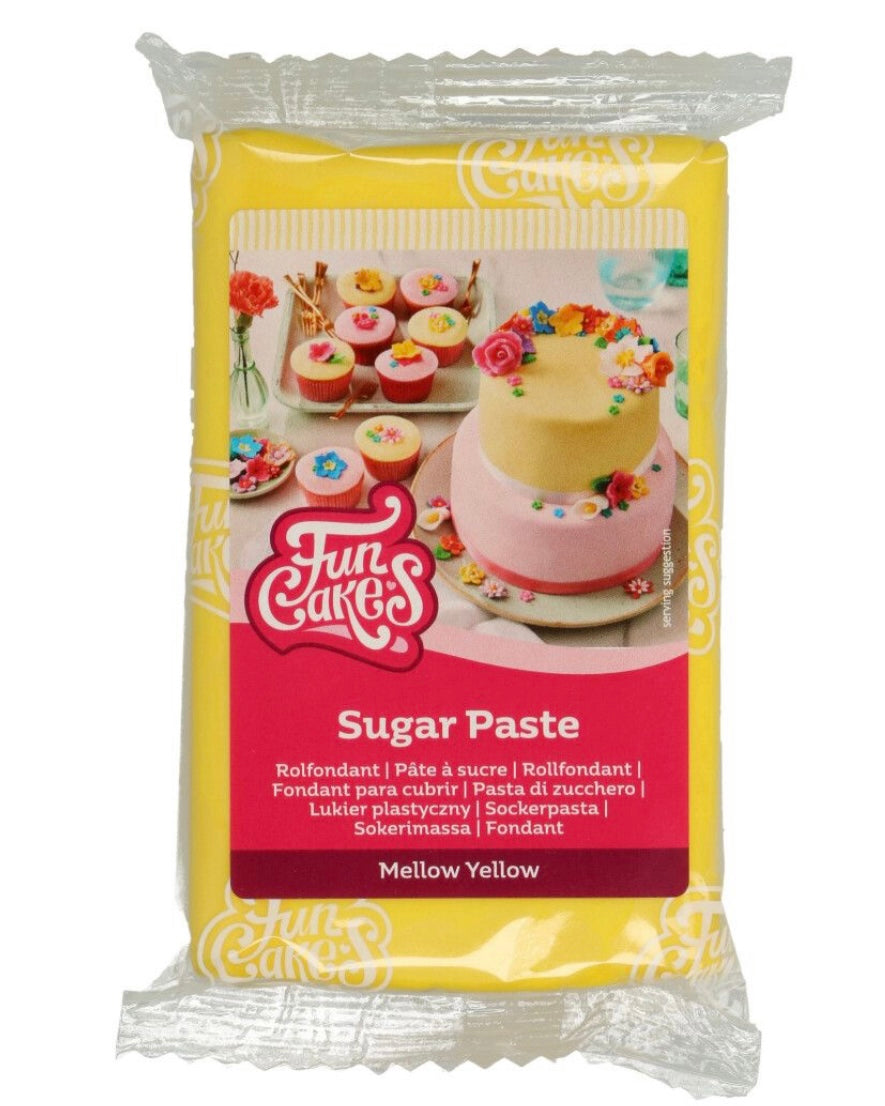 Funcakes Fondant Mellow Yellow 250 g