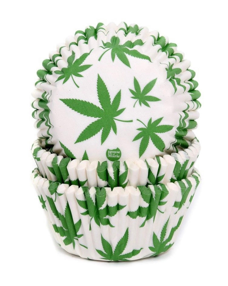 Cupcake Papierbackförmchen Marijuana