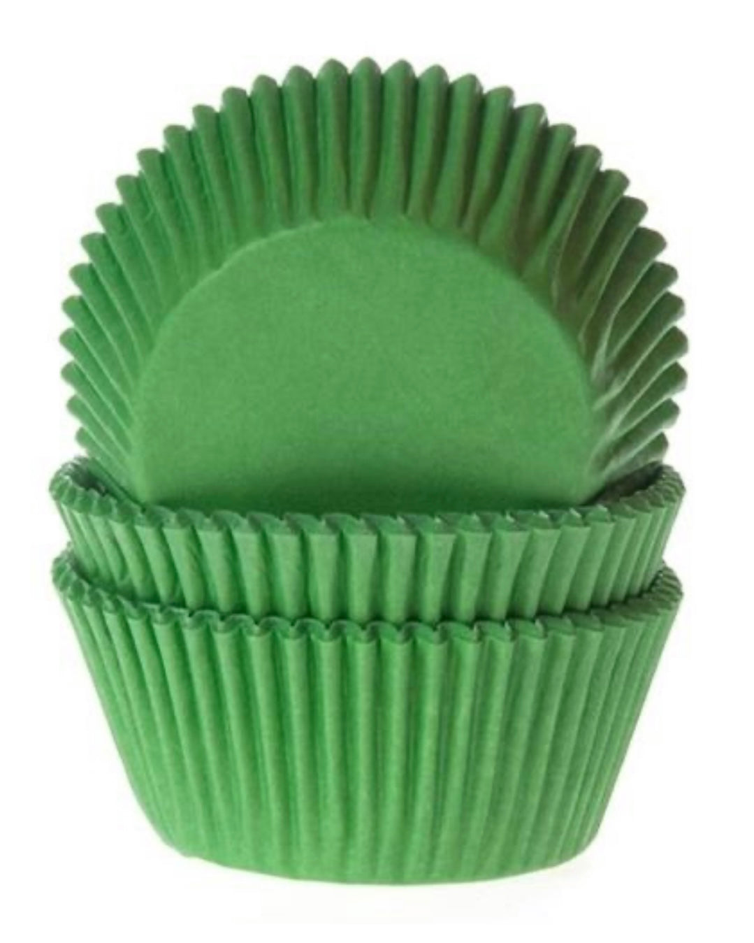 Cupcake Papierbackförmchen grün 50 Stk