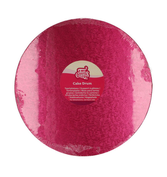 Funcakes Cake Drum cerise pink 35 cm