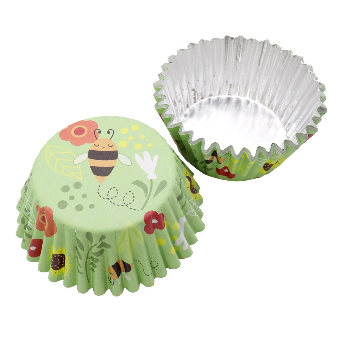 PME folienbeschichtete Cupcake Backförmchen Biene 30Stk