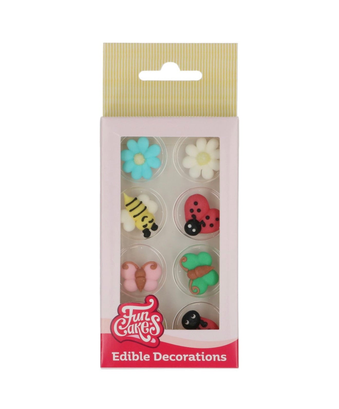 Funcakes Zucker Deko Frühlings-Garten 8 Stk