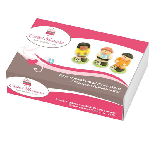 Cake-Masters Zucker Fussballer 4 Stk