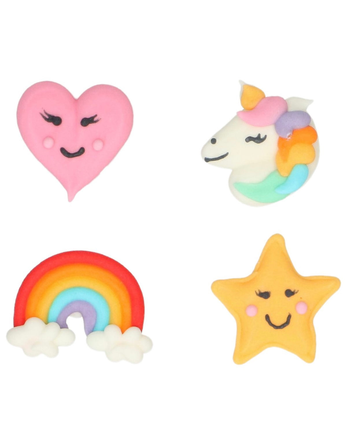 Wilton Zuckerdeko Einhorn 8 Stk