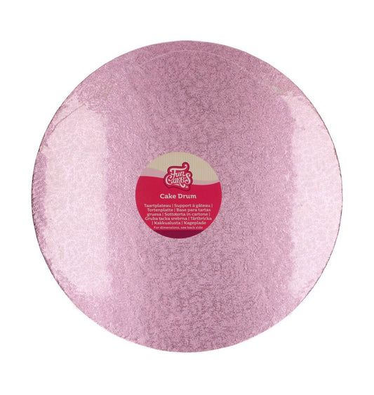 Funcakes Cake Drum rosa pink 35 cm