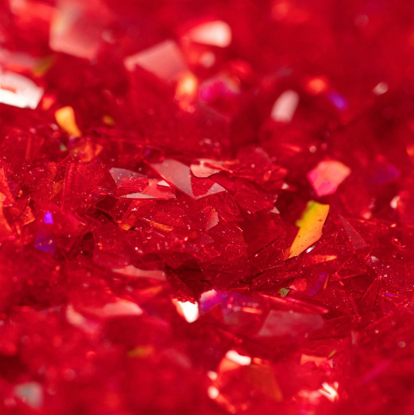Magic Sparkles essbare irisierende Glitter Flakes / Red Ruby 3 g