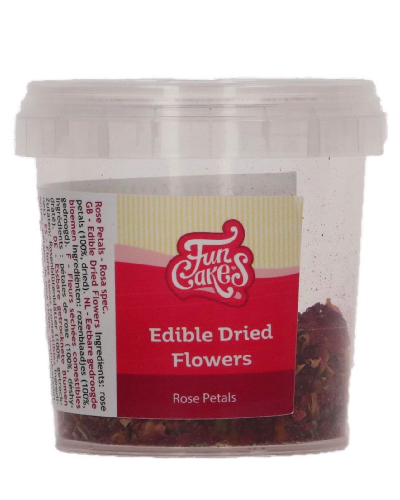 Funcakes getrocknete essbare Blumen Rosenblütenblätter 5 g