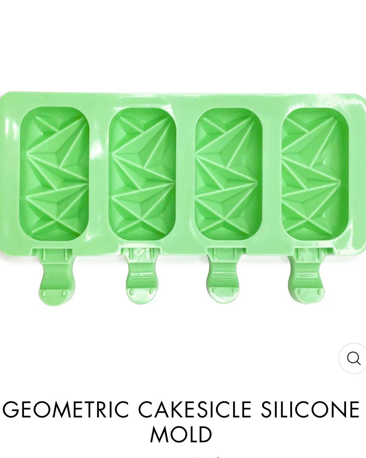 Happy Sprinkles Silikonform Geometrical Cakesicle