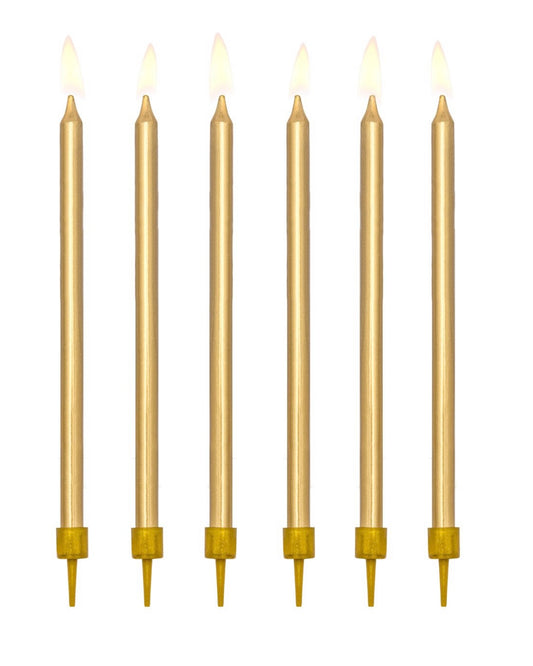 Kerzen gold 12,5 cm