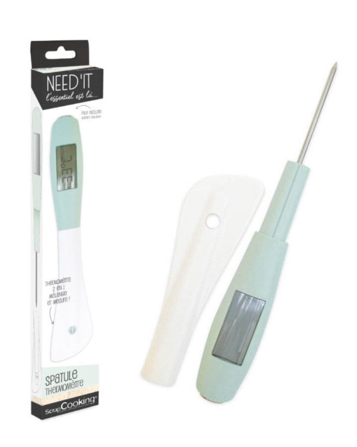 Scrapcooking Thermometer Spatel