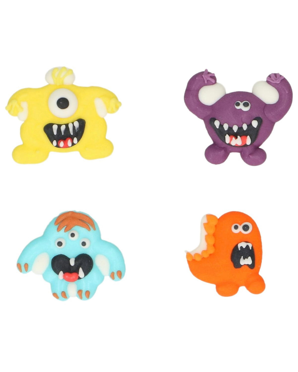 Wilton Zuckerdeko Monster 8 Stk