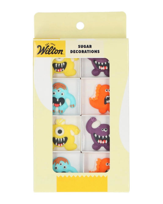 Wilton Zuckerdeko Monster 8 Stk