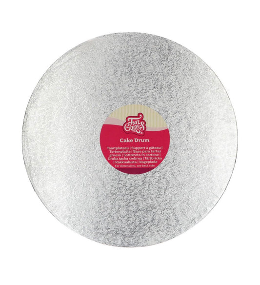 Funcakes Cake Drum silber  45 cm