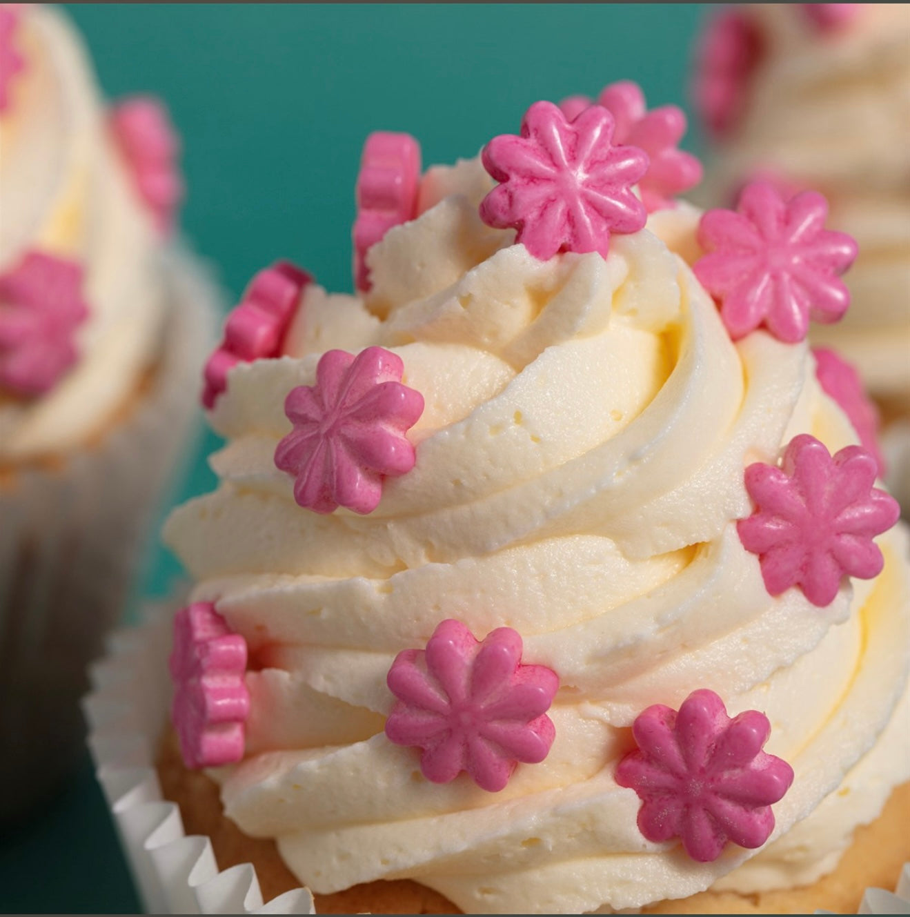 PME Rosa Blumen Streusel 25 g