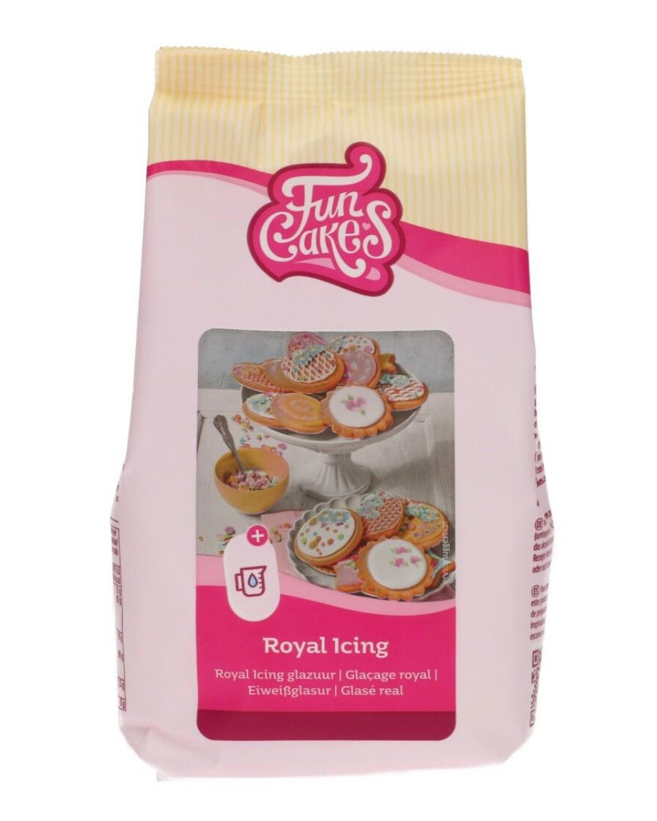 Funcakes Royal Icing (Eiweißspritzglasur) 450 g – CakeVille Berlin