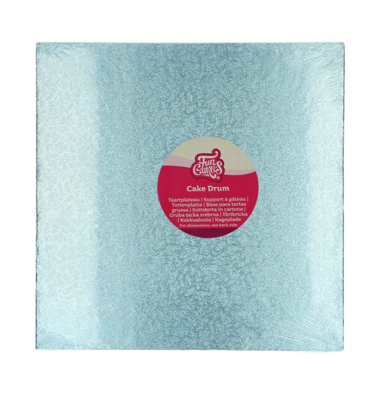 Funcakes Cake Drum hellblau 30 cm quadratisch