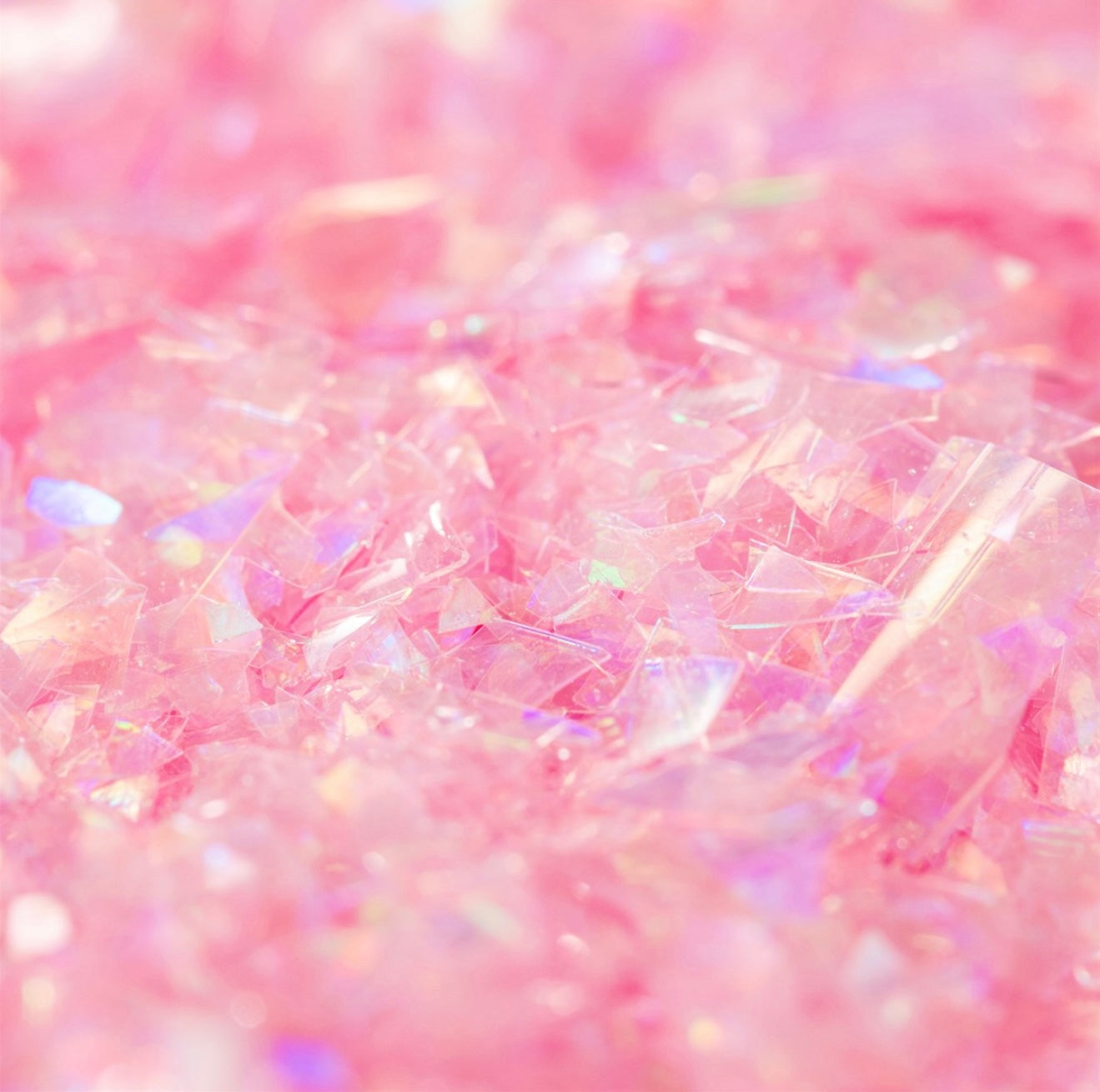 Magic Sparkles essbare irisierende Glitter Flakes / Pink Topas 3 g