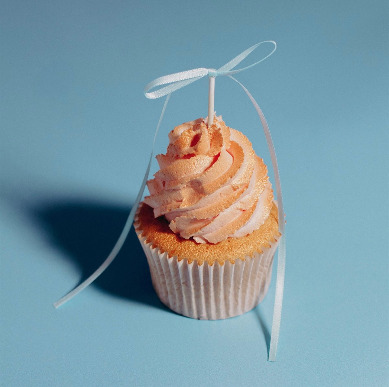 Schleifen Tortendeko hellblau