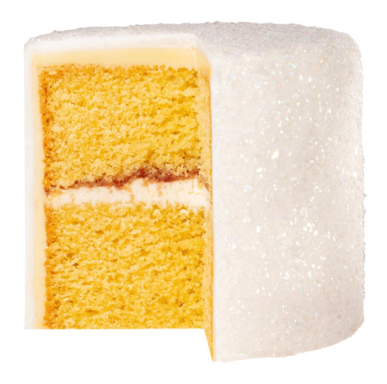 Magic Sparkles essbare irisierende Glitter Flakes / White Crystal 3g
