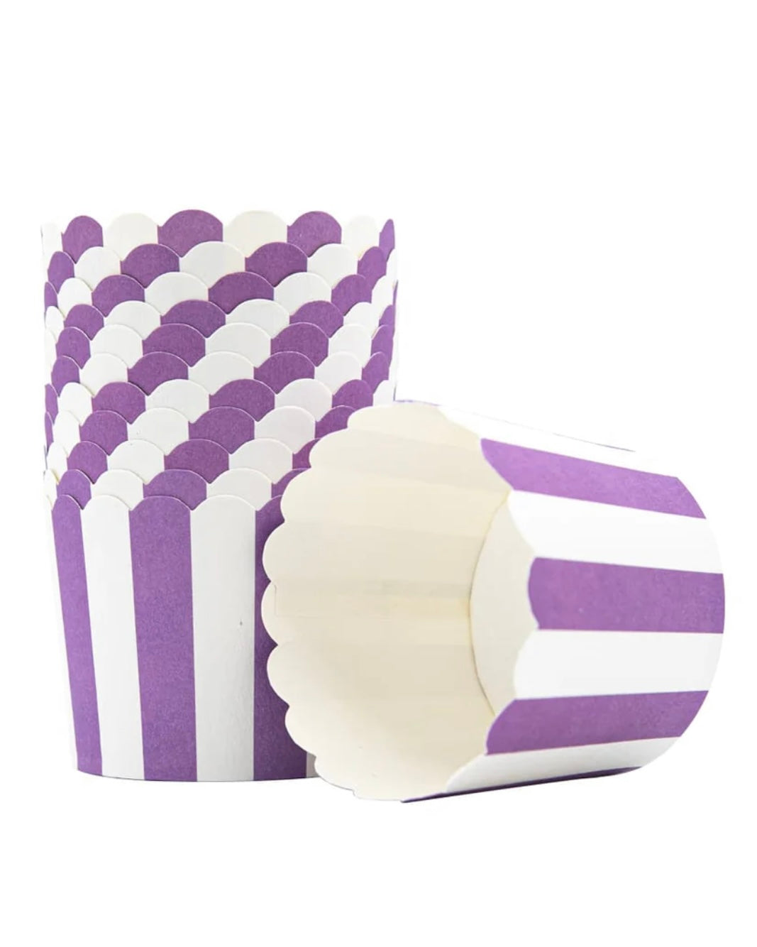 Back Förmchen Cups gestreift