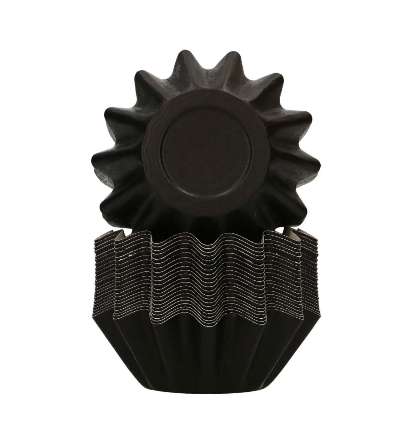 Funcakes Bloom Cups Backförmchen schwarz 48 Stk