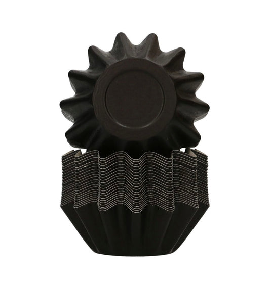 Funcakes Bloom Cups Backförmchen schwarz 48 Stk