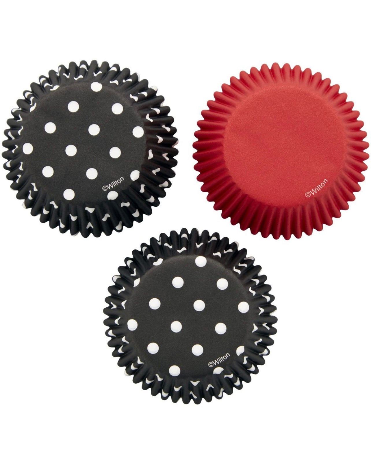 Wilton Papierbackförmchen Polkadots