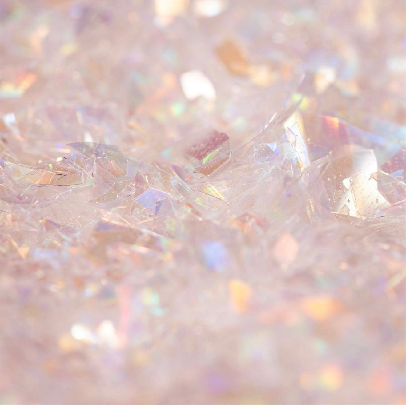 Magic Sparkles essbare irisierende Glitter Flakes / White Crystal 3g