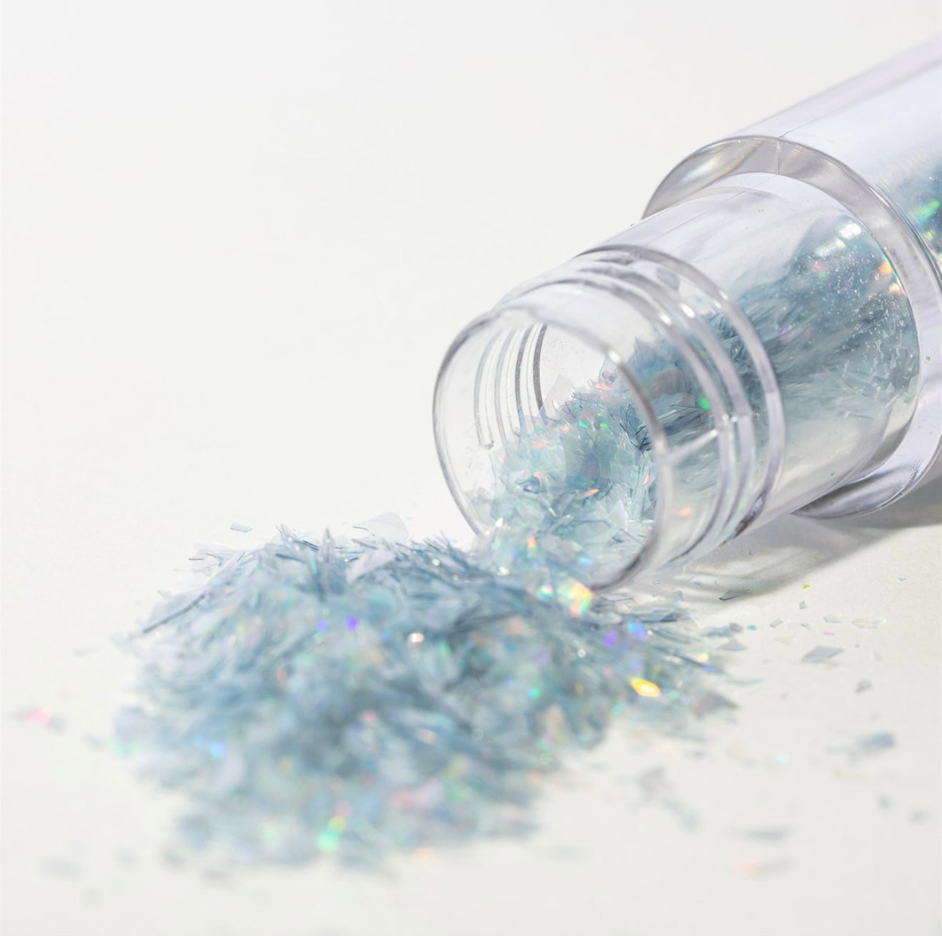 Magic Sparkles essbare irisierende Glitter Flakes / Silber 3 g