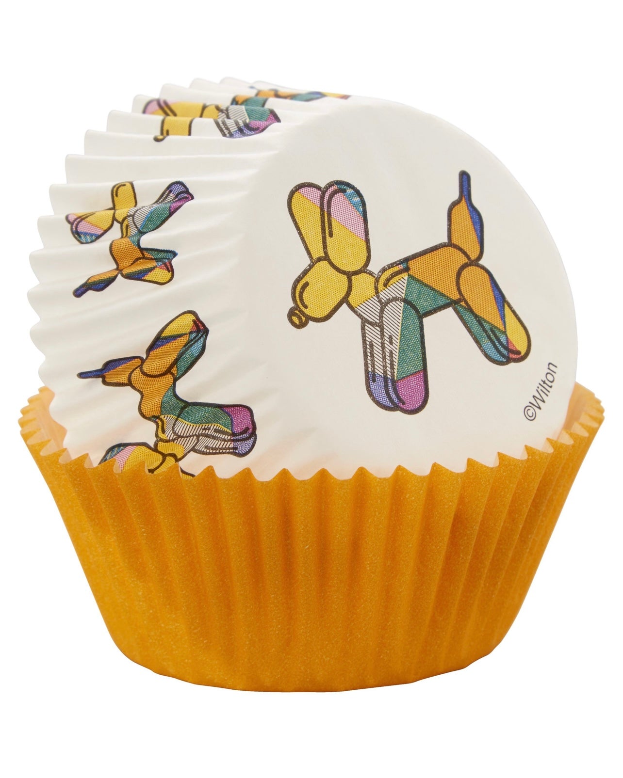 Wilton Papierbackförmchen Ballon/Hund