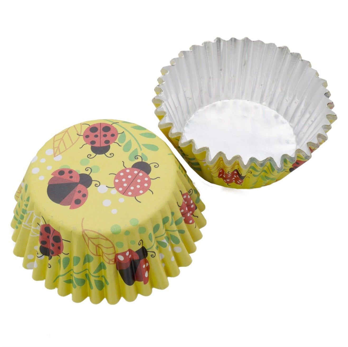 PME folienbeschichtete Cupcake Backförmchen Marienkäfer 30Stk