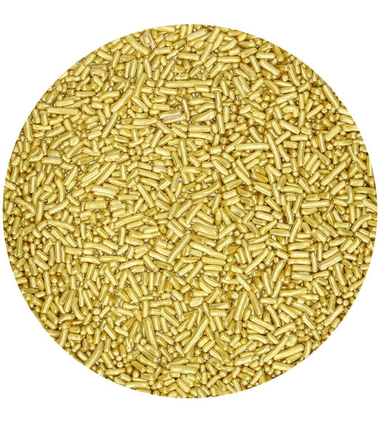 Funcakes Strands metallic gold 80 g
