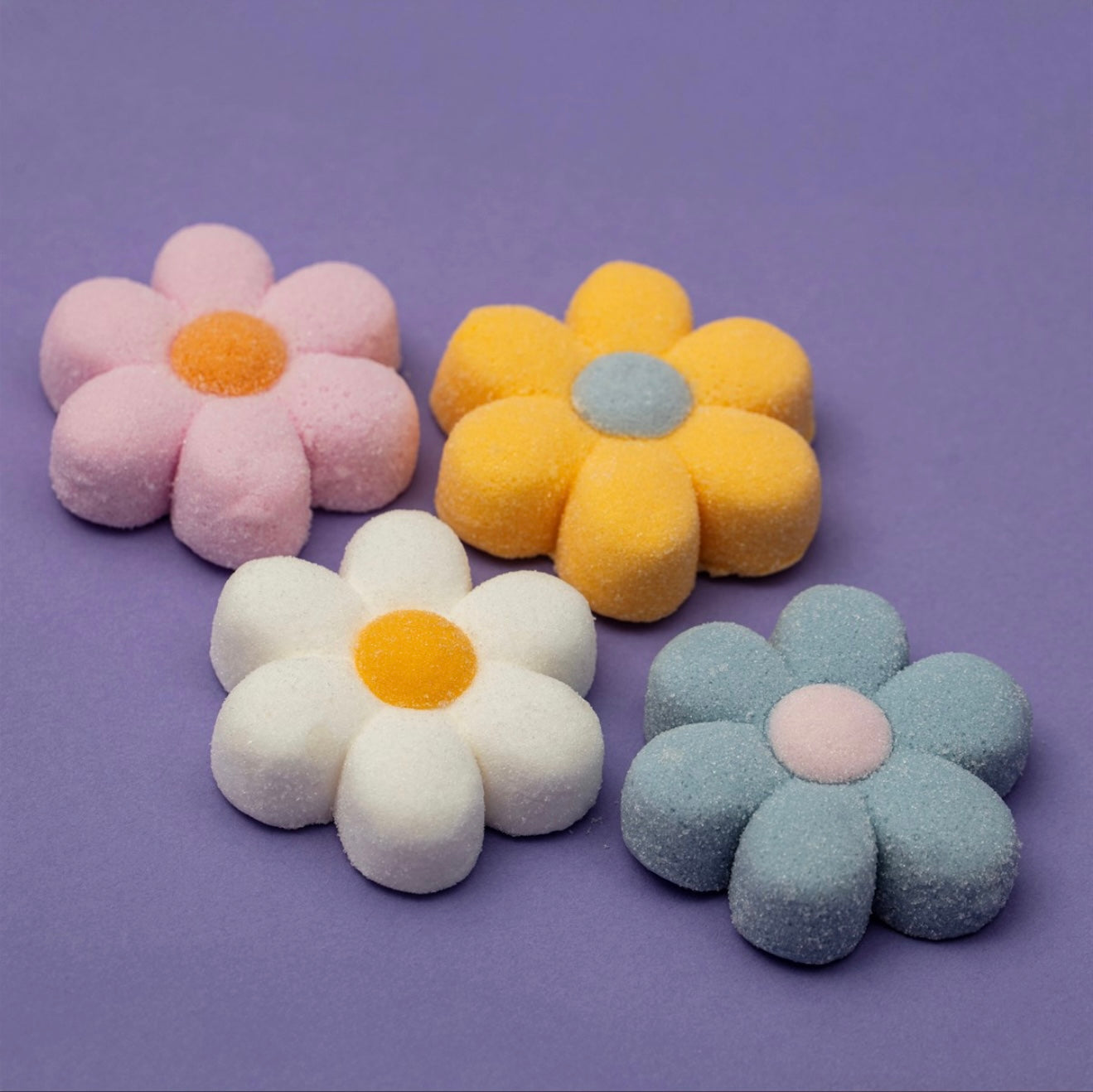 Mallows Marshmallow Treats Pastell Blumen 12 Stk