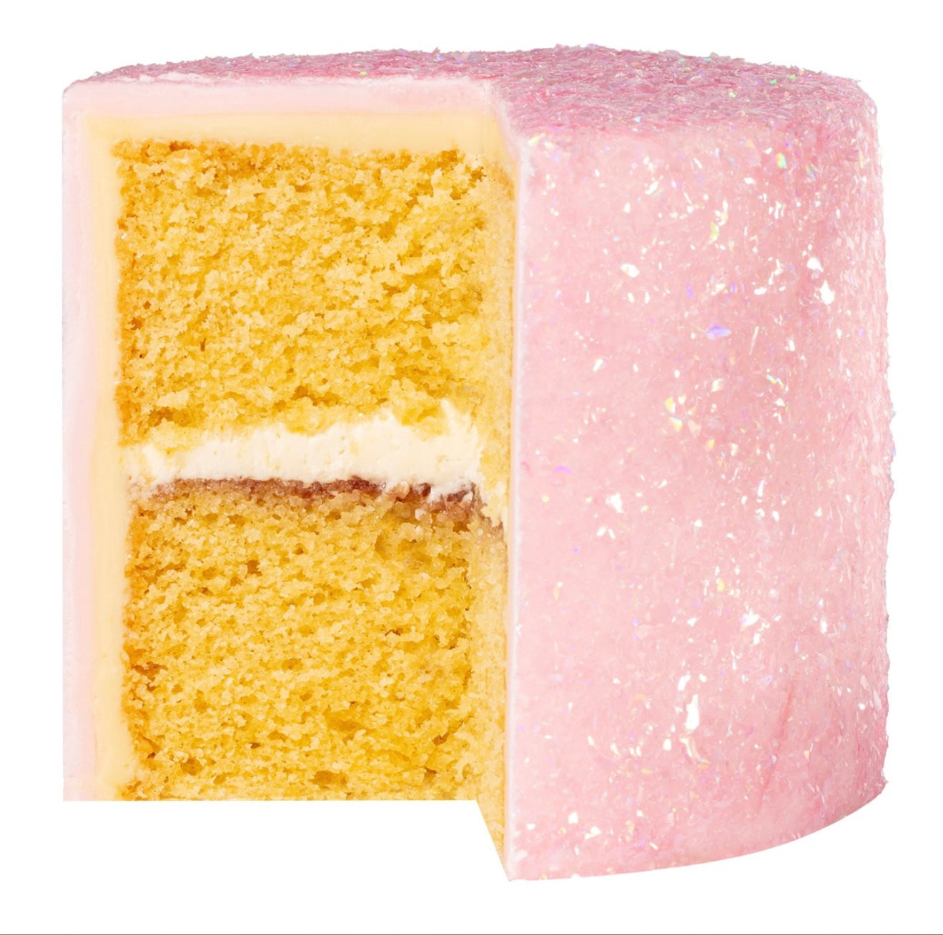 Magic Sparkles essbare irisierende Glitter Flakes / Pink Topas 3 g