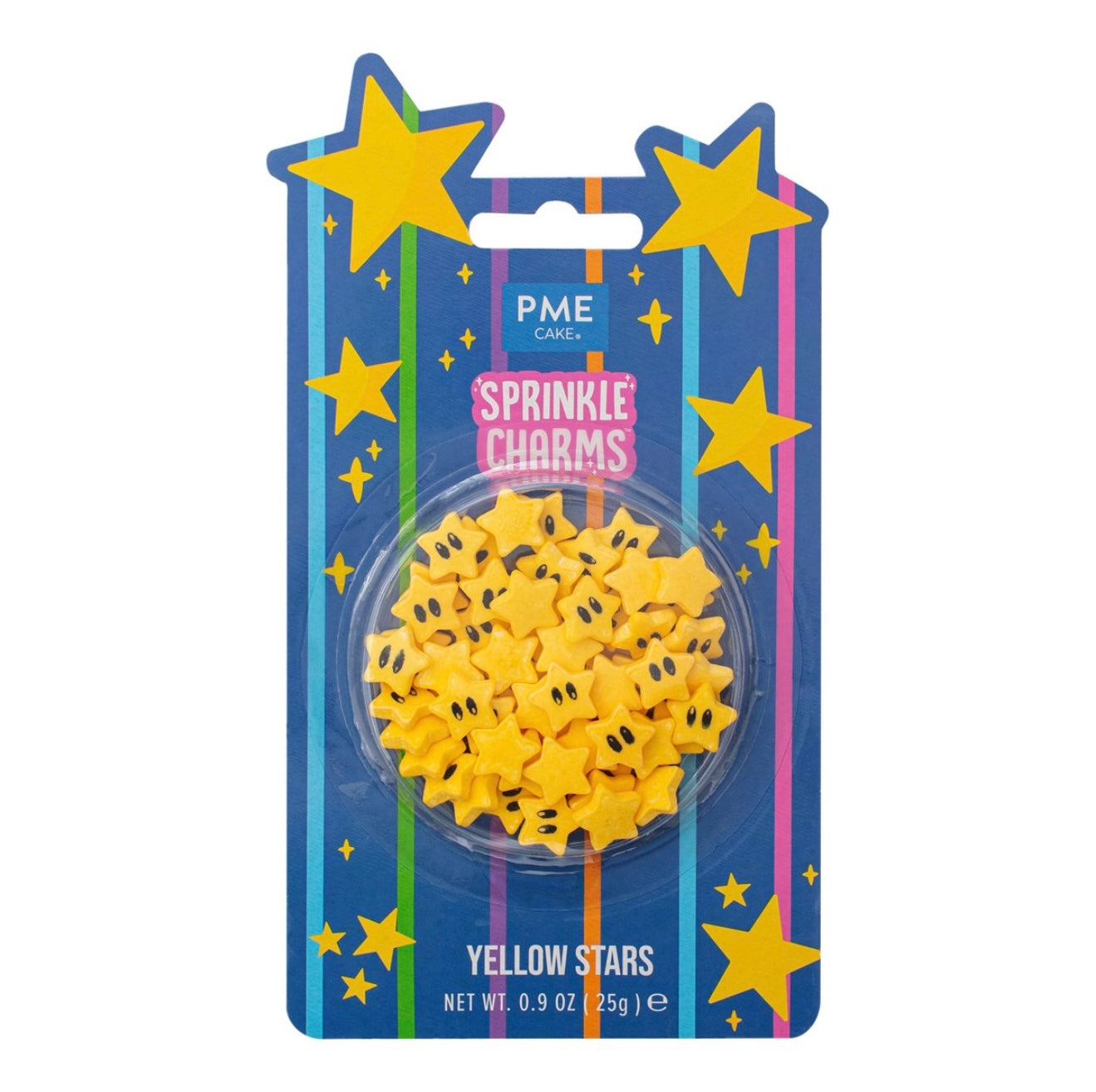 PME gelbe Sterne Streusel 25 g